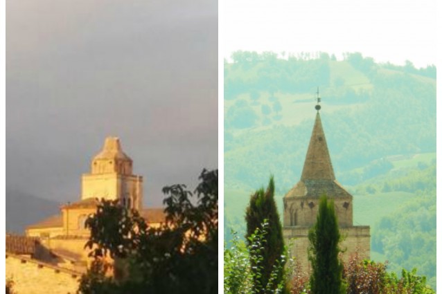 Terremoto “taglia” la punta del campanile di Amandola